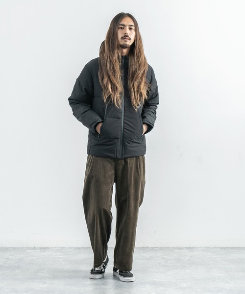 Rocky Monroe（ロッキーモンロー）の「【防風 撥水 止水ZIP】ストレッチ エコダウンジャケット（ダウンジャケット/コート・メンズ・ワイン/ネイビー/ブラック/チャコール/ベージュ・L/LL/M）」の9枚目の写真