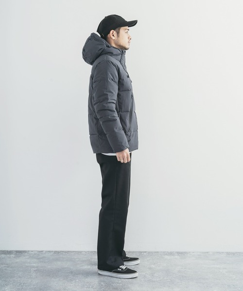 Rocky Monroe（ロッキーモンロー）の「【防風 撥水 止水ZIP】ストレッチ エコダウンジャケット（ダウンジャケット/コート・メンズ・ワイン/ネイビー/ブラック/チャコール/ベージュ・L/LL/M）」の18枚目の写真