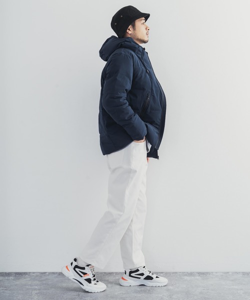 Rocky Monroe（ロッキーモンロー）の「【防風 撥水 止水ZIP】ストレッチ エコダウンジャケット（ダウンジャケット/コート・メンズ・ワイン/ネイビー/ブラック/チャコール/ベージュ・L/LL/M）」の22枚目の写真