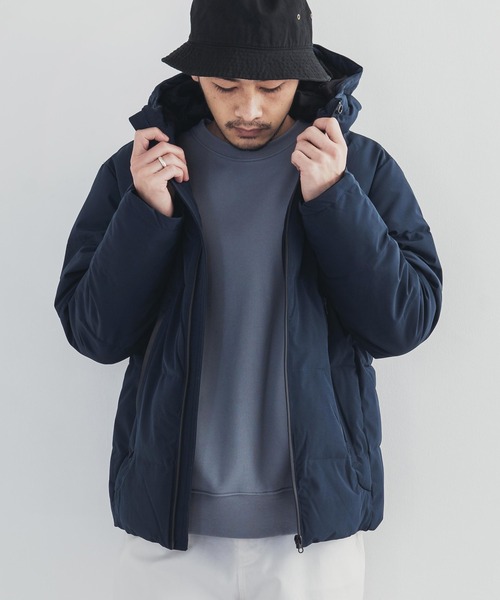 Rocky Monroe（ロッキーモンロー）の「【防風 撥水 止水ZIP】ストレッチ エコダウンジャケット（ダウンジャケット/コート・メンズ・ワイン/ネイビー/ブラック/チャコール/ベージュ・L/LL/M）」の20枚目の写真