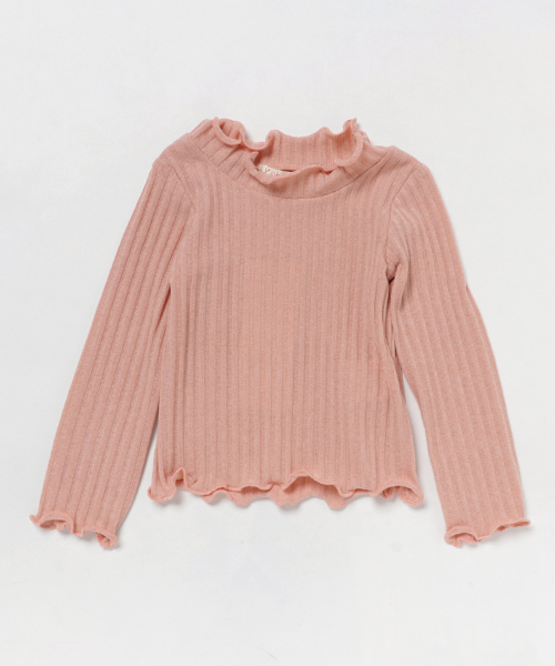 KOBE LETTUCE(コウベレタス)の「★キッズ★グッと女の子らしくなれちゃう♪【KIDS】選べる2タイプ★フリルリブニットソー(ニット/セーター・キッズ・ホワイト系その他/ピンク系その他/グレー系その他/ホワイト系その他2/ピンク系その他2/グレー系その他2・90/100/110)」の6枚目の写真