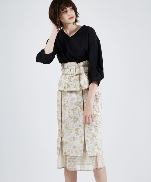 UNITED TOKYO（ユナイテッドトウキョウ）の「ふくれJQスカート  