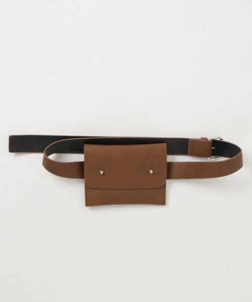 WEGO（ウィゴー）の「DISPARK/ポーチ付きベルト（ベルト・レディース・ブラウン/ブラック・FREE）」の10枚目の写真