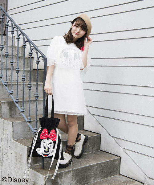 OLIVE des OLIVE（オリーブデオリーブ）の「ミッキー&ミニー トートBAG