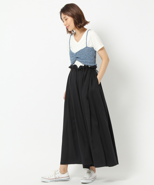 laboratory work（ラボラトリーワーク）の「ITALYマルチカラービスチェ（ニット/セーター・レディース・ブルー/イエロー・MEDIUM）」の7枚目の写真