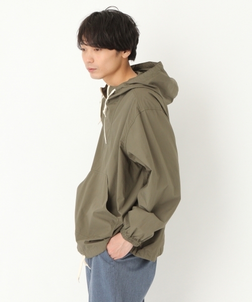 niko and...（ニコアンド）の「タイプライターアノラック【niko and ...】（ブルゾン・メンズ・カーキ/ホワイト/ベージュ・LARGE/MEDIUM）」の3枚目の写真
