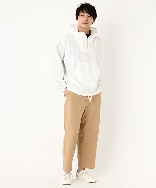 niko and...（ニコアンド）の「タイプライターアノラック【niko and ...】（ブルゾン・メンズ・カーキ/ホワイト/ベージュ・LARGE/MEDIUM）」の4枚目の写真