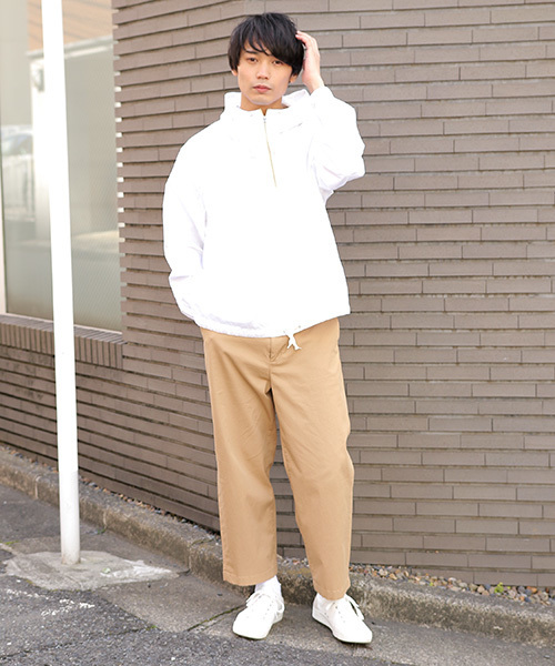 niko and...（ニコアンド）の「タイプライターアノラック【niko and ...】（ブルゾン・メンズ・カーキ/ホワイト/ベージュ・LARGE/MEDIUM）」の17枚目の写真