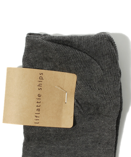 SHIPS for women(シップスフォーウィメン)の「liflattie:コットン スラントソックス(ソックス/靴下・レディース・ナチュラル/グレー/ダークグレー・ONE SIZE)」の4枚目の写真
