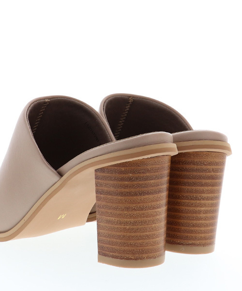 RANDA（ランダ）の「スタックヒールミュールサンダル（サンダル・レディース・ブラック/ベージュ系その他・LL/S/M/L）」の6枚目の写真