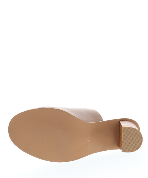 RANDA（ランダ）の「スタックヒールミュールサンダル（サンダル・レディース・ブラック/ベージュ系その他・LL/S/M/L）」の7枚目の写真