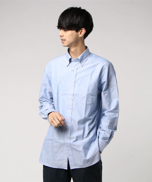 BEAMS F（ビームスエフ）の「◎BEAMS F / ピンオックス ボタンダウンシャツ（シャツ/ブラウス・メンズ・ホワイト/ライトブルー・40/38/39/37/43/41/42）」の14枚目の写真