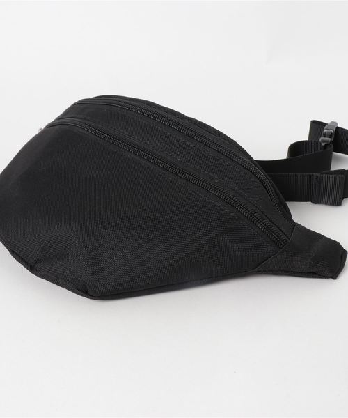 WEGO（ウィゴー）の「WEGO/ダブルZIPウエストバッグ（ボディバッグ/ウエストポーチ・レディース・ブラック/ベージュ・FREE）」の7枚目の写真