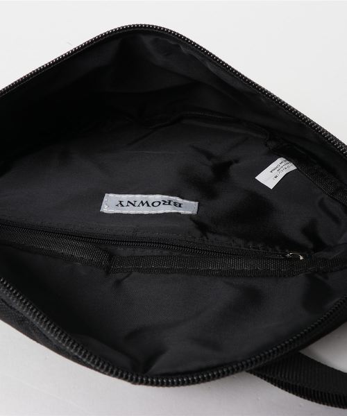 ビジュー付きブラックボディバッグ　ウエストポーチ 楽天市場】ウエストポーチ 黒 メンズ レディース ウエストバッグ