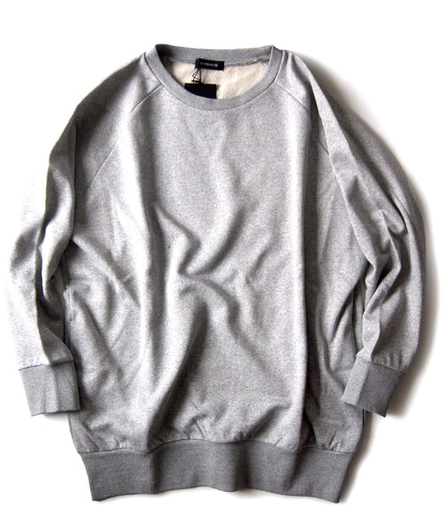 BEATJIVE（ビートジャイブ）の「ロング丈 ワイドシルエット スウェット ドルマン プルオーバー トレーナー レディース（スウェット・レディース・ブラック/ネイビー/グレー/オフホワイト/ブラック×ブルー/ブラック系その他・FREE）」の11枚目の写真