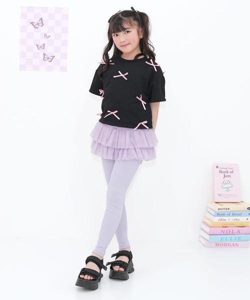 セール】レギンス付きスカート 総チュチュ 2段フリル（スカート）｜Bee