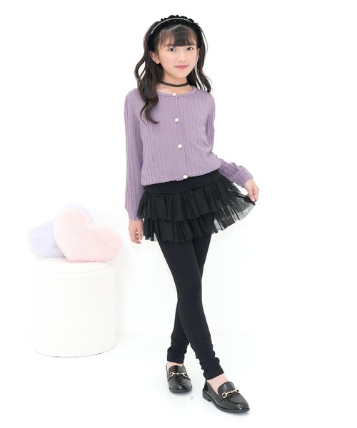セール】レギンス付きスカート 総チュチュ 2段フリル（スカート）｜Bee