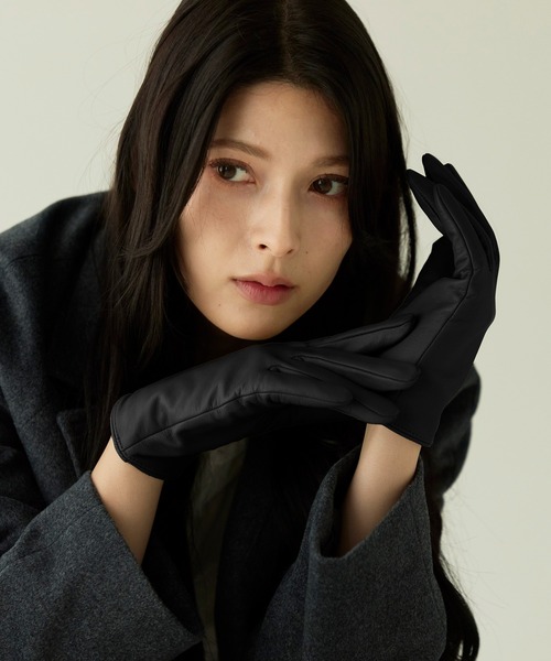 ラムレザースマホ対応手袋