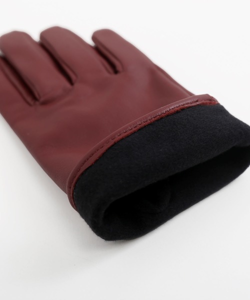 ラムレザースマホ対応手袋