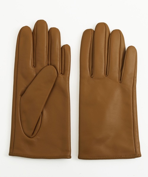 sankyo shokai（サンキョウショウカイ）の「ラムレザー スマホ対応 手袋（手袋・レディース・ブラック/ダークブラウン/キャメル/ボルドー/アイボリー・FREE）」の13枚目の写真