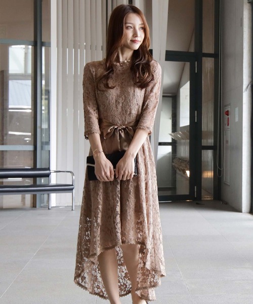 DRESS STAR(ドレス スター)の「総レースワンピースドレス結婚式ワンピースパーティードレス(ドレス・レディース・ブルー/ブラウン/ネイビー/グリーン/ブラック/ライトピンク/レッド/スモークピンク・L/M/S/XL/XXL/XXXL)」の19枚目の写真