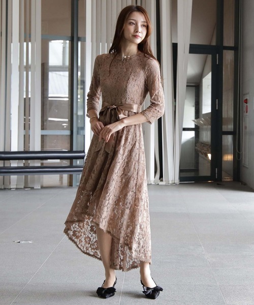 DRESS STAR(ドレス スター)の「総レースワンピースドレス結婚式ワンピースパーティードレス(ドレス・レディース・ブルー/ブラウン/ネイビー/グリーン/ブラック/ライトピンク/レッド/スモークピンク・L/M/S/XL/XXL/XXXL)」の20枚目の写真