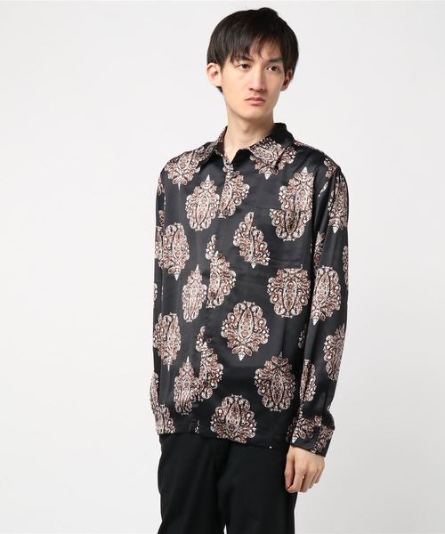 幾何学柄シャツ 幾何学柄シャツ