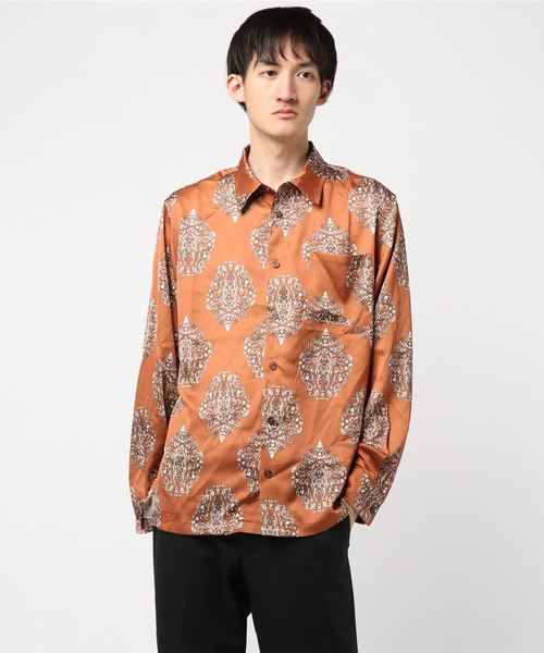 幾何学柄シャツ 幾何学柄シャツ