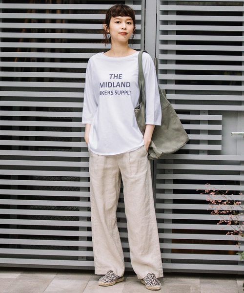 Munich（ミューニック）の「40sフレンチリネンイージーパンツ（その他パンツ・レディース・ブラック/ネイビー/ナチュラル/カーキ/ブラウン/ダークグレー/モカ・S/M/XS）」の12枚目の写真