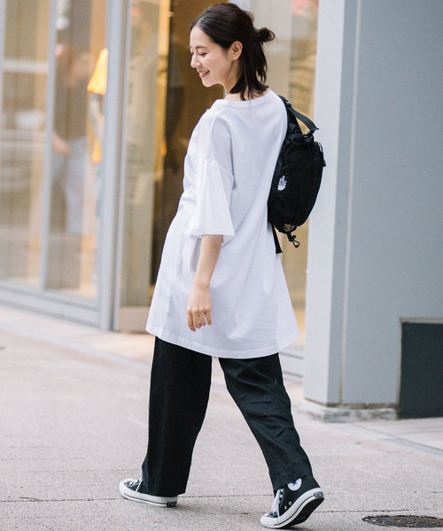 Munich（ミューニック）の「40sフレンチリネンイージーパンツ（その他パンツ・レディース・ブラック/ネイビー/ナチュラル/カーキ/ブラウン/ダークグレー/モカ・S/M/XS）」の8枚目の写真