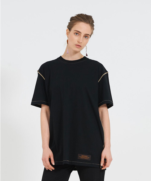 THEATRE PRODUCTS(シアタープロダクツ)の「ベーシック天竺 Tシャツ(Tシャツ/カットソー)」|ブラック