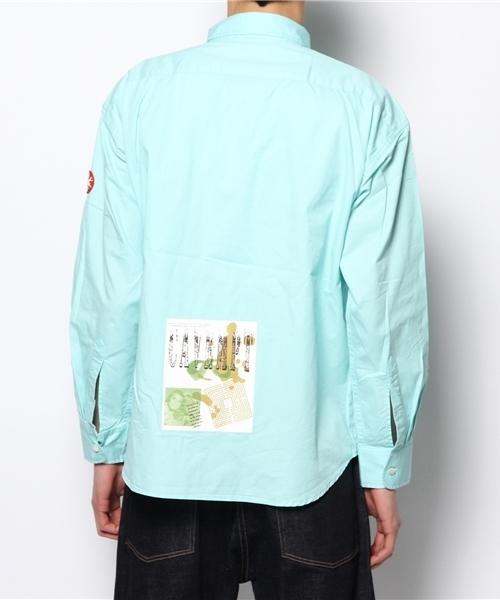BEAMS（ビームス）の「C.E / BIG MONO SHIRT（シャツ/ブラウス・メンズ・ライトブルー・MEDIUM/SMALL）」の4枚目の写真