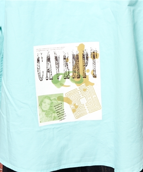 BEAMS（ビームス）の「C.E / BIG MONO SHIRT（シャツ/ブラウス・メンズ・ライトブルー・MEDIUM/SMALL）」の9枚目の写真