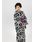 KIMONO MODERN�i�L���m���_���j�́u����+�����тQ�_�Z�b�g �ԕHflowers-BLACKxpurple��KIMONO MODERN�i���߁j�v�b�ڍ׉摜