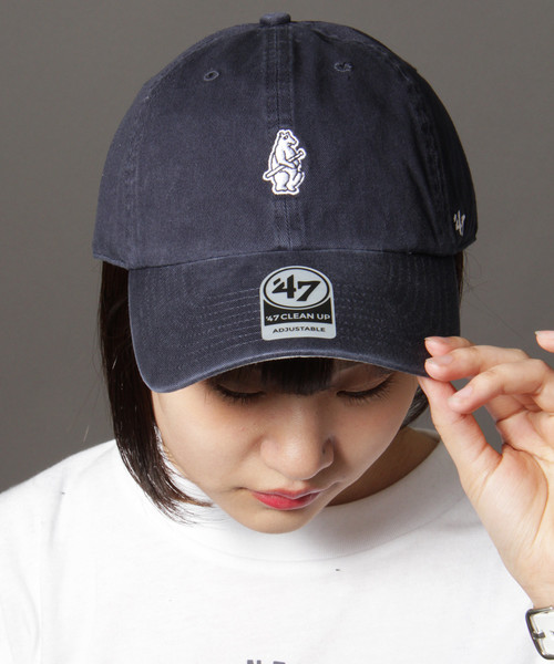 47 Brand 球団ミニロゴ立体刺繍ベースボールキャップ キャップ 帽子 47brand フォーティーセブンブランド のファッション キャップ オフィシャルメジャーリーガー