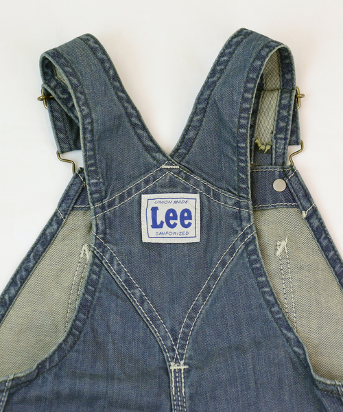 Lee(リー)の「LEE/リー デニムオーバーオール(サロペット/オーバーオール・キッズ・ダークインディゴブルー/ライトインディゴブルー・90cm/100cm/115cm)」の6枚目の写真