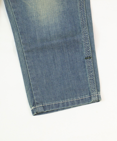 Lee(リー)の「LEE/リー デニムオーバーオール(サロペット/オーバーオール・キッズ・ダークインディゴブルー/ライトインディゴブルー・90cm/100cm/115cm)」の8枚目の写真