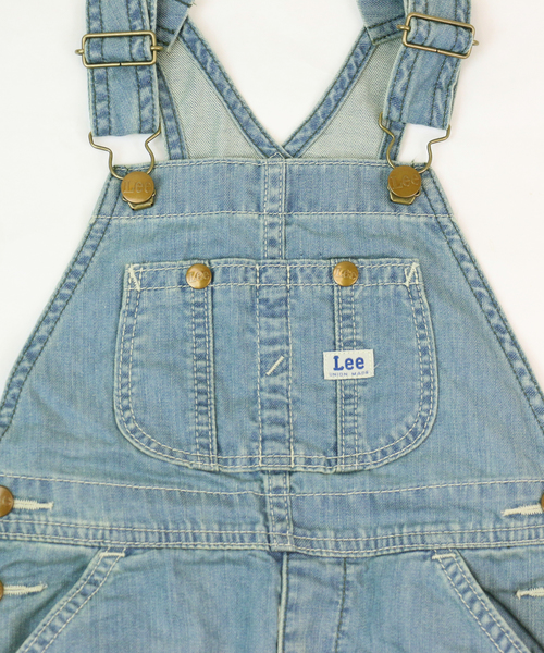 Lee(リー)の「LEE/リー デニムオーバーオール(サロペット/オーバーオール・キッズ・ダークインディゴブルー/ライトインディゴブルー・90cm/100cm/115cm)」の10枚目の写真