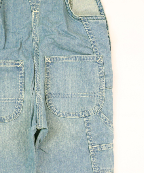 Lee(リー)の「LEE/リー デニムオーバーオール(サロペット/オーバーオール・キッズ・ダークインディゴブルー/ライトインディゴブルー・90cm/100cm/115cm)」の13枚目の写真