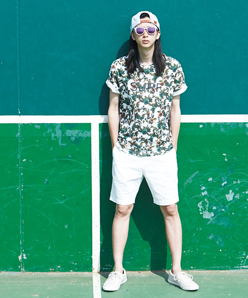 WEGO（ウィゴー）の「WEGO/カラーイージーショーツ（その他パンツ・メンズ・ホワイト/ターコイズブルー/レッド/ブラック/グリーン・MEDIUM/LARGE）」の6枚目の写真