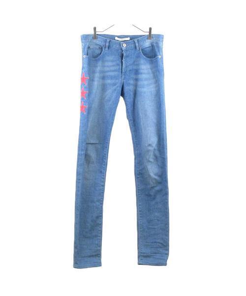 ブランド古着】サイドスターパッチストレッチストレートデニムパンツ