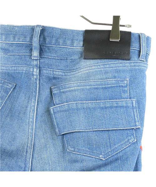 ブランド古着】サイドスターパッチストレッチストレートデニムパンツ