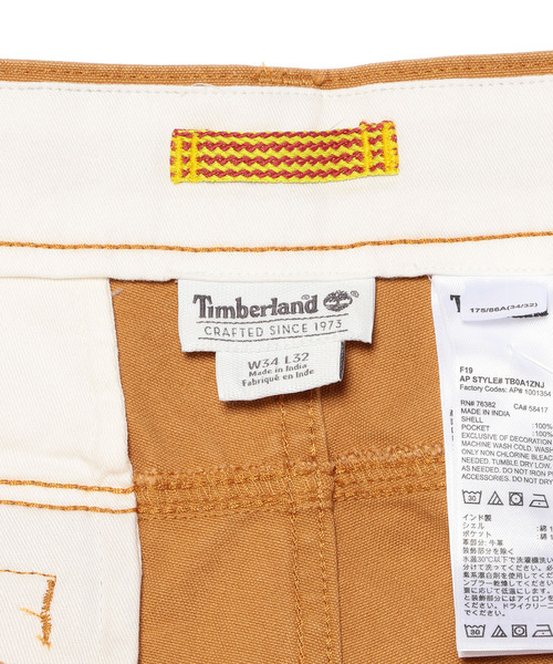 Timberland(ティンバーランド)の「メンズ ワイド レッグ キャンバス ワークウェア パンツ(カーゴパンツ・メンズ・ウィート・38inch/31inch/40inch/33inch/32inch/34inch/36inch)」の8枚目の写真