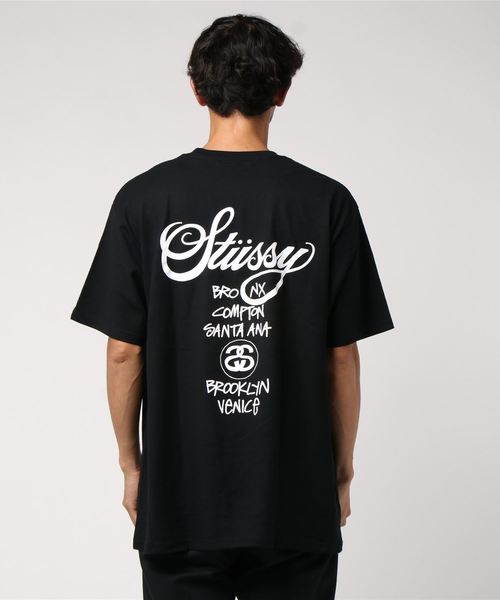 stussy ワールドツアーTシャツ 004 大きく