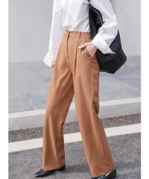 chuclla | セミワイド カラースラックス ユニセックス（ジョーゼット/ウール混の2タイプ） je-101 chw869(スラックス)