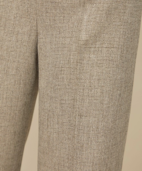 STUDIOUS（ステュディオス）の「【STUDIOUS】センタープレスツイル ストレートパンツ（その他パンツ・レディース・ベージュ/ブラウン/ダークパープル・2/1）」の21枚目の写真