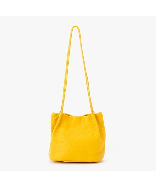 TASINAMI（タシナミ）の「TASINAMI シュリンクレザーショルダー巾着