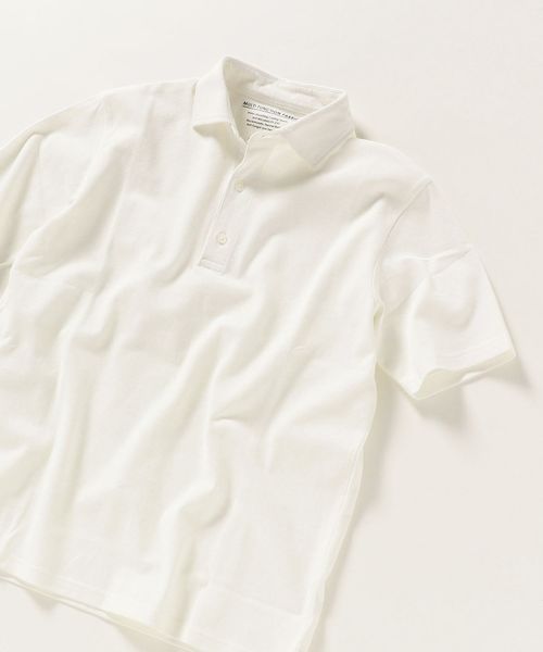 SHIPS any(シップス エニィ)の「SHIPS any: マルチファンクション カノコ ポロシャツ(ポロシャツ・メンズ・グレー/ネイビー/ブラック/ホワイト・MEDIUM/X-SMALL/LARGE/X-LARGE/SMALL)」の1枚目の写真