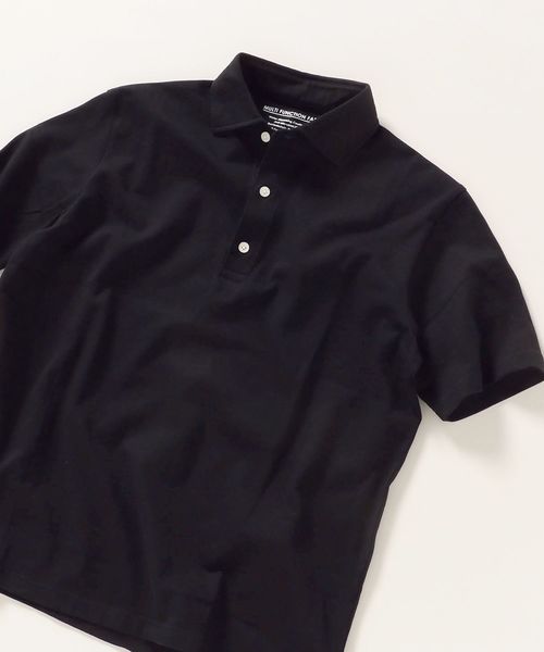 SHIPS any(シップス エニィ)の「SHIPS any: マルチファンクション カノコ ポロシャツ(ポロシャツ・メンズ・グレー/ネイビー/ブラック/ホワイト・MEDIUM/X-SMALL/LARGE/X-LARGE/SMALL)」の2枚目の写真