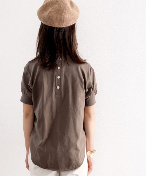 classicalelf(クラシカルエルフ)の「キッズ バックヘンリーネック無地ロングチュニックTシャツ(Tシャツ/カットソー・キッズ・ブラウン/ブラック/ホワイト/ベージュ/パープル・130/140/150/120/110)」の17枚目の写真